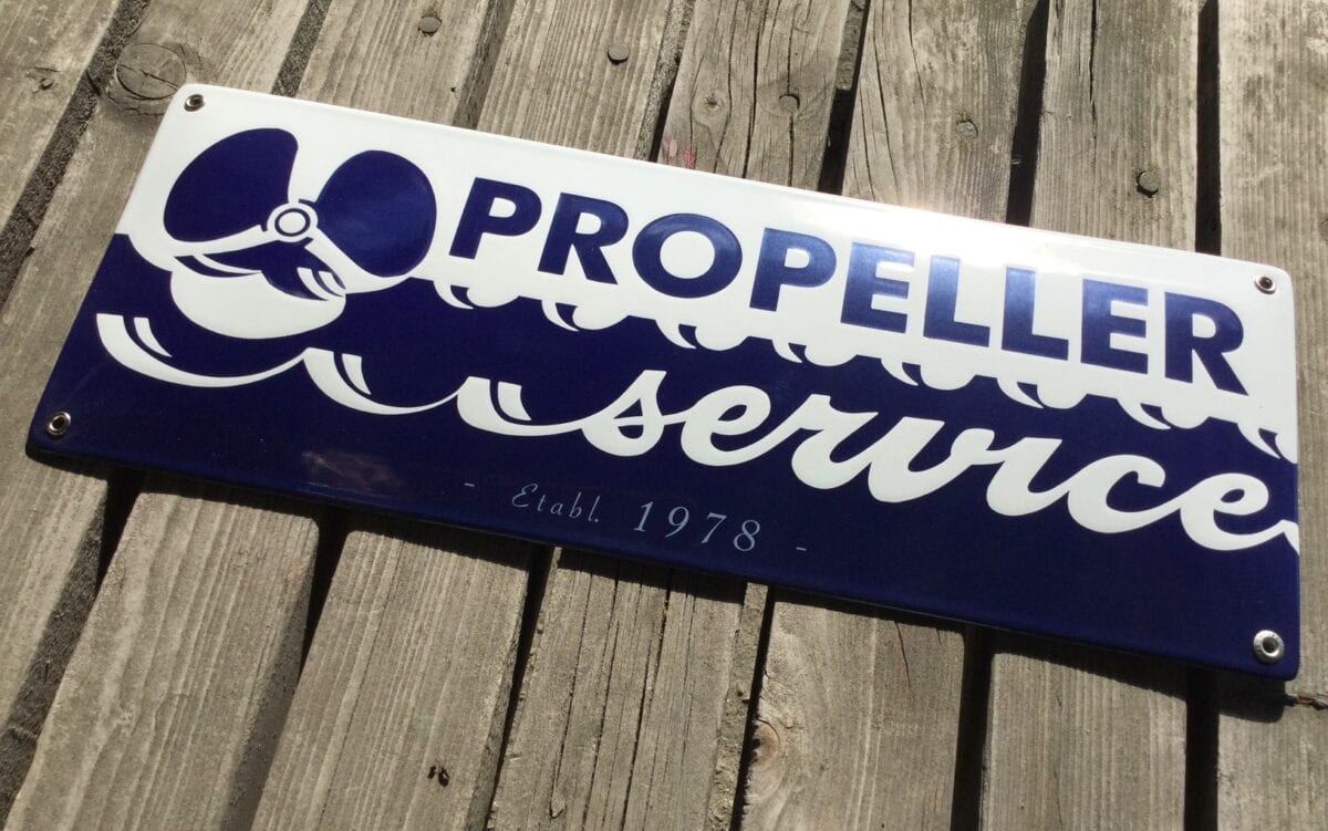 Företagsskylt-Propellerservice