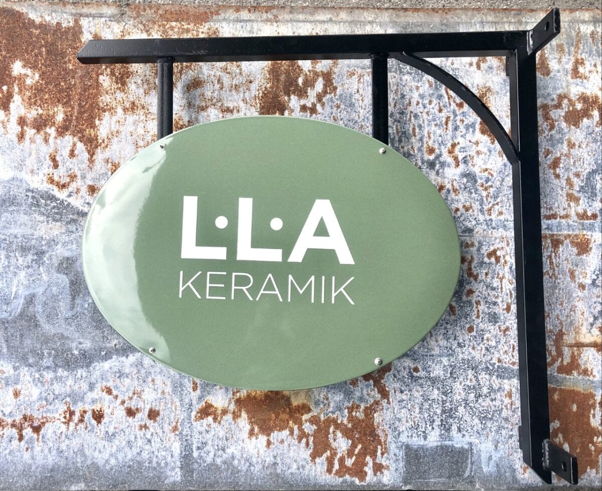 Handlarskylt-keramik