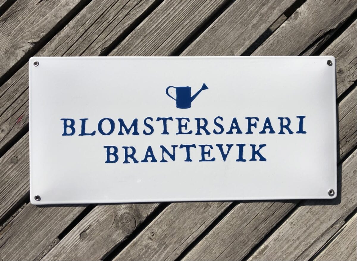 blomstersafari-företagsskylt